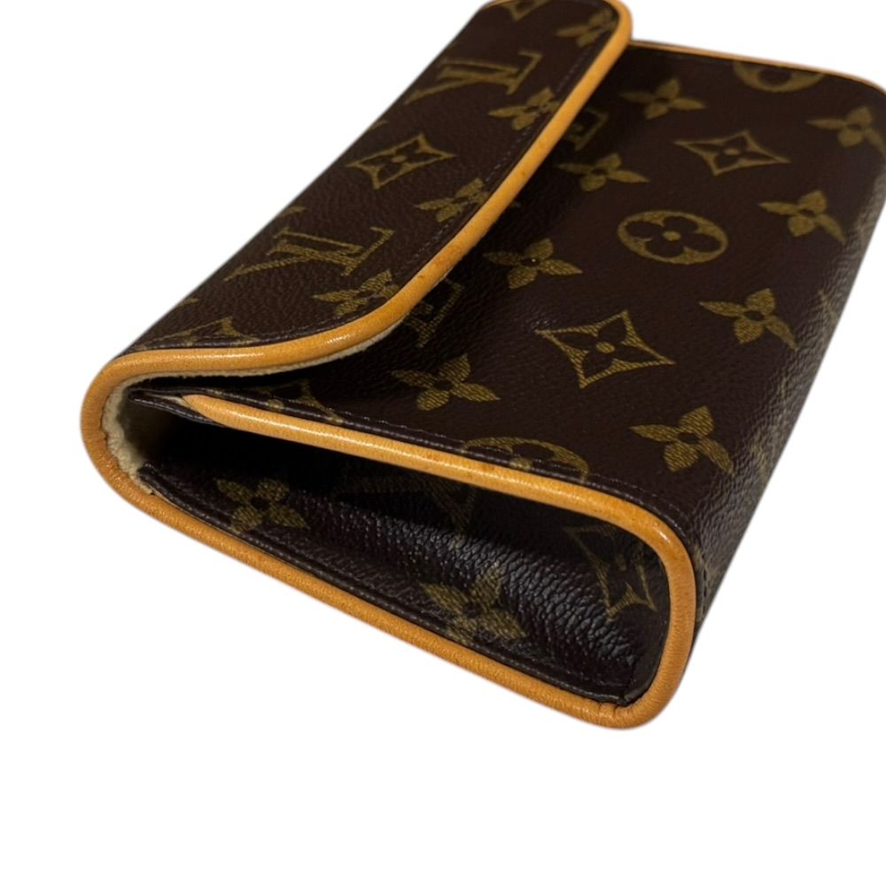 Louis Vuitton Pochette Florentine Monogram Waist Bag Canvas Brown — view 8