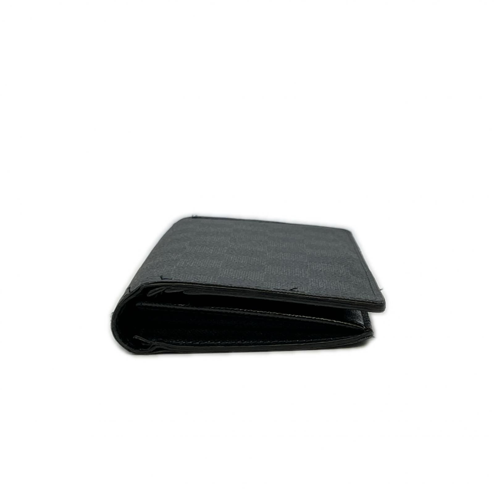 Louis Vuitton Damier Graphite Bifold Wallet Black — view 4