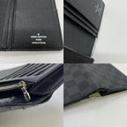 Louis Vuitton Damier Graphite Bifold Wallet Black — view 9