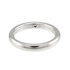 Tiffany & Co Stacking Band Ring Diamond Pt Platinum — view 3