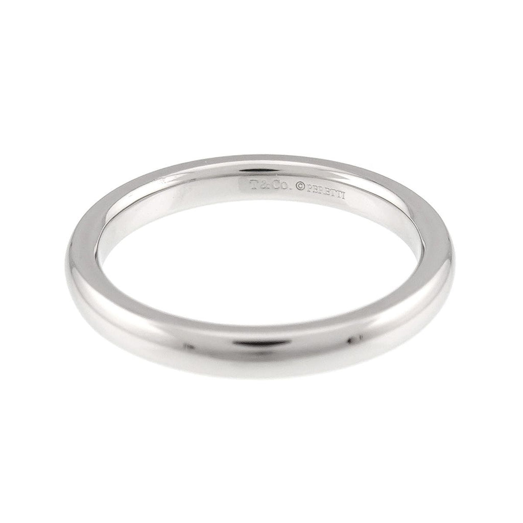 Tiffany & Co Stacking Band Ring Pt Platinum — view 3