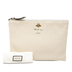 Gucci Animalier Bi Clutch Ivory Leather — view 7