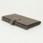 Hermes Bearn Souffle Wallet Epsom Etoupe Gray Silver Veau — view 4
