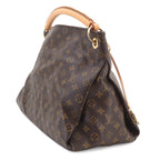 Louis Vuitton Monogram Artsy Shoulder Bag Brown Gold — view 3