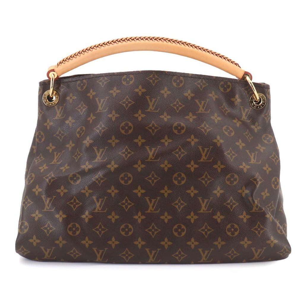 Louis Vuitton Monogram Artsy Shoulder Bag Brown Gold — view 2