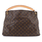 Louis Vuitton Monogram Artsy Shoulder Bag Brown Gold — view 2