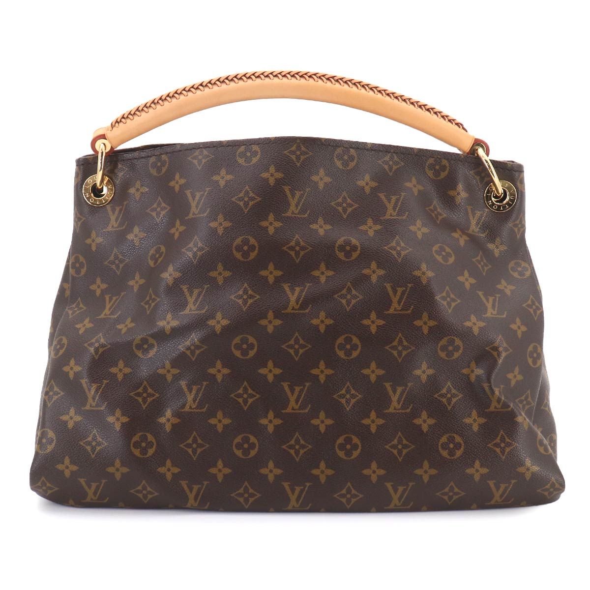 Louis Vuitton Monogram Artsy Shoulder Bag Brown Gold — view 2