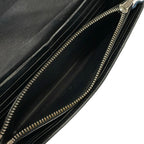 Loewe Wallet Puzzle Navy Blue Gray Dark Leather — view 5