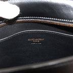 Saint Laurent Baby Cabas 2-Way Bag Leather Black — view 8