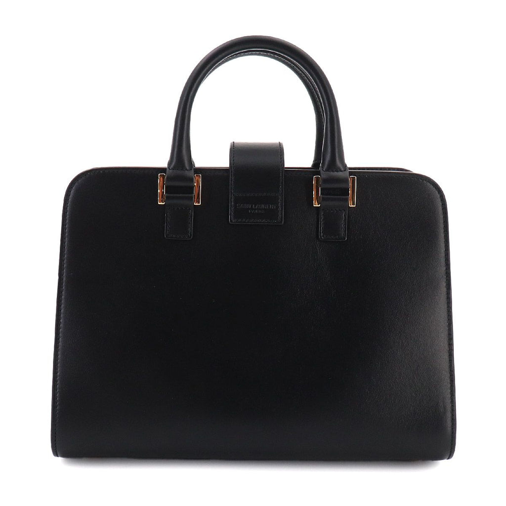 Saint Laurent Baby Cabas 2-Way Bag Leather Black — view 3