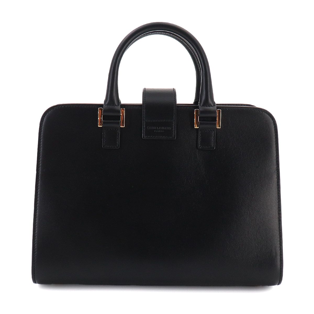 Saint Laurent Baby Cabas 2-Way Bag Leather Black — view 3