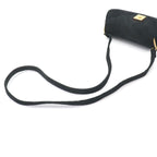 Hermes Shoulder Bag Suede Black Vintage Gold — view 5