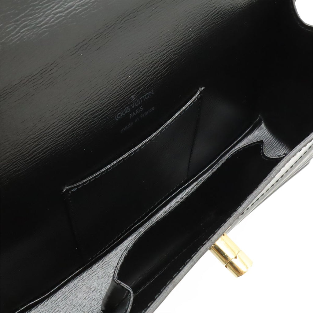Louis Vuitton Epi Prev Shoulder Bag Pochette 2-Way Clutch Noir Black — view 7