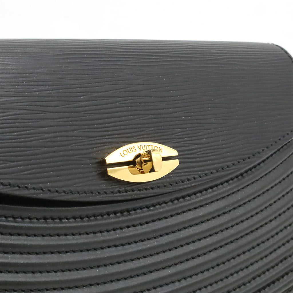 Louis Vuitton Epi Prev Shoulder Bag Pochette 2-Way Clutch Noir Black — view 8