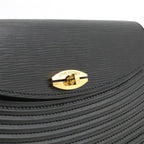 Louis Vuitton Epi Prev Shoulder Bag Pochette 2-Way Clutch Noir Black — view 8