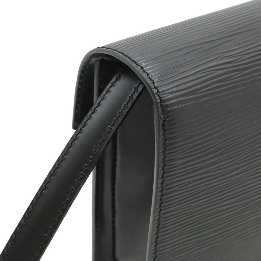 Louis Vuitton Epi Prev Shoulder Bag Pochette 2-Way Clutch Noir Black — view 4
