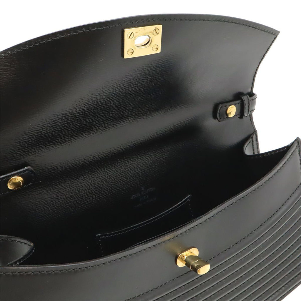 Louis Vuitton Epi Prev Shoulder Bag Pochette 2-Way Clutch Noir Black — view 6