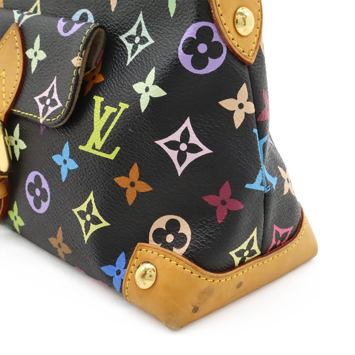 Louis Vuitton Monogram Multicolor Eliza Shoulder Bag Noir Black — view 8