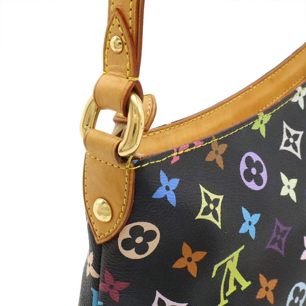 Louis Vuitton Monogram Multicolor Eliza Shoulder Bag Noir Black — view 4