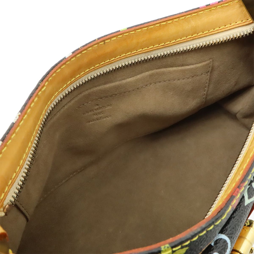 Louis Vuitton Monogram Multicolor Eliza Shoulder Bag Noir Black — view 7