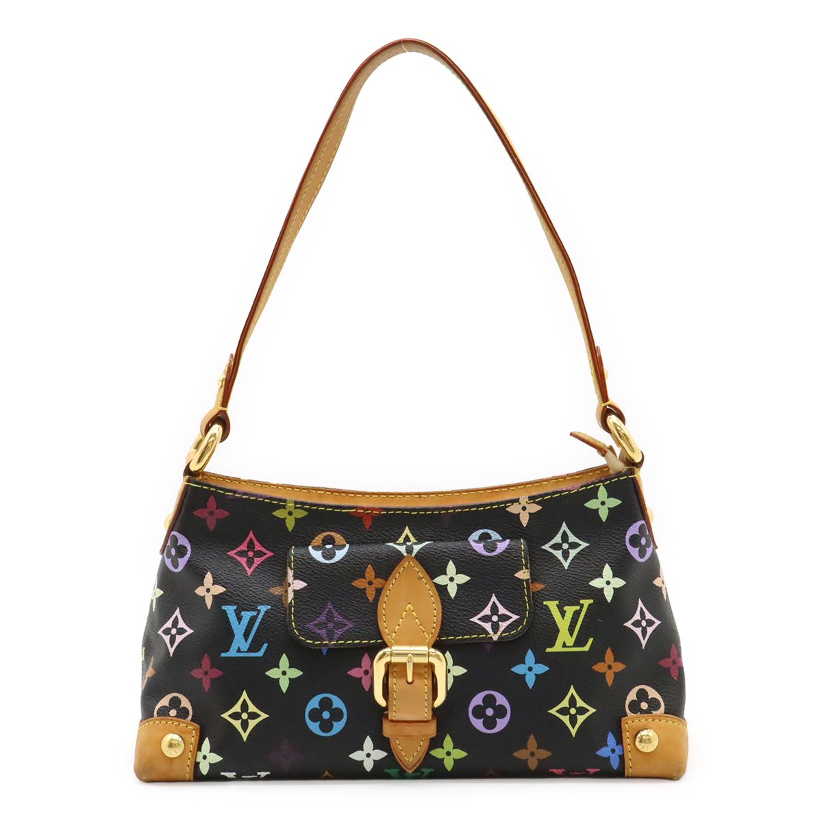 Louis Vuitton Monogram Multicolor Eliza Shoulder Bag Noir Black