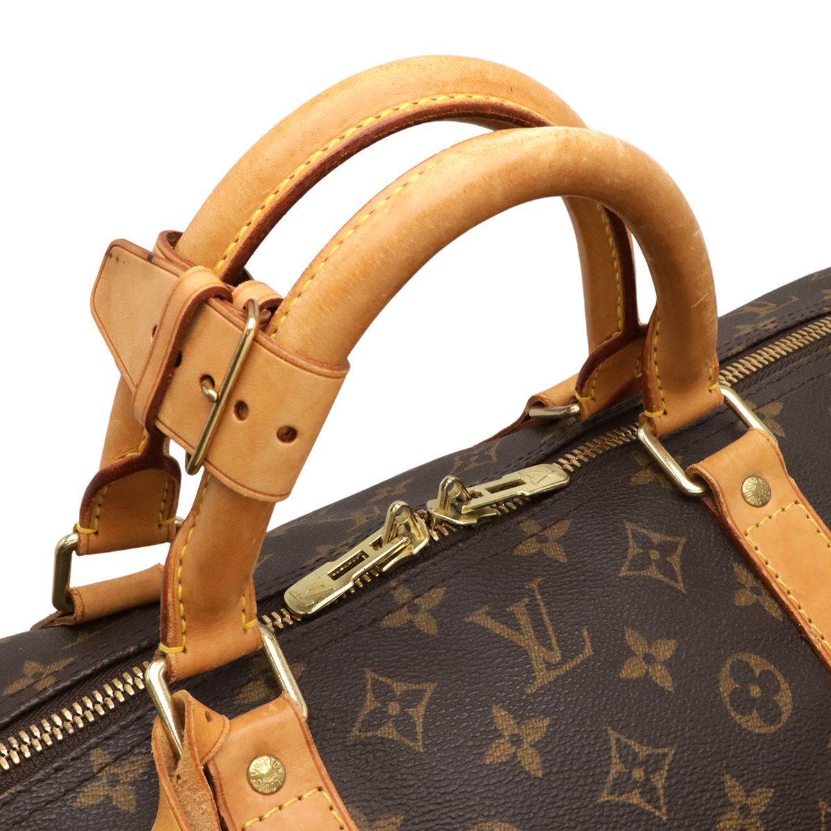 Louis Vuitton Monogram Keepall Bandouliere 60 Boston Bag Travel Purse 2-Way — view 5