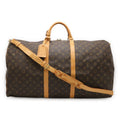 Louis Vuitton Monogram Keepall Bandouliere 60 Boston Bag Travel Purse 2-Way