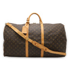 Louis Vuitton Monogram Keepall Bandouliere 60 Boston Bag Travel Purse 2-Way