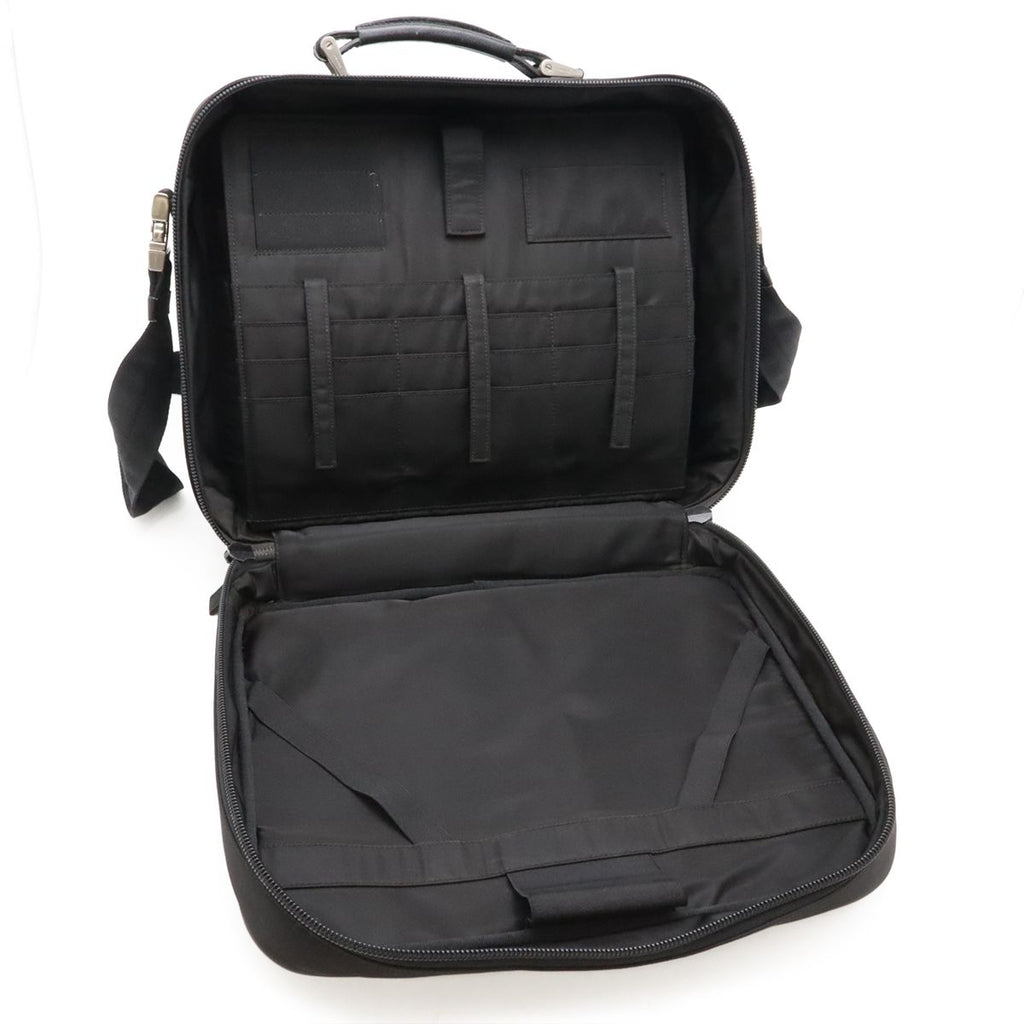 Prada Triangle Logo Business Briefcase Document Purse 2-Way Shoulder Bag Nylon — view 6