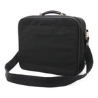 Prada Triangle Logo Business Briefcase Document Purse 2-Way Shoulder Bag Nylon — view 2