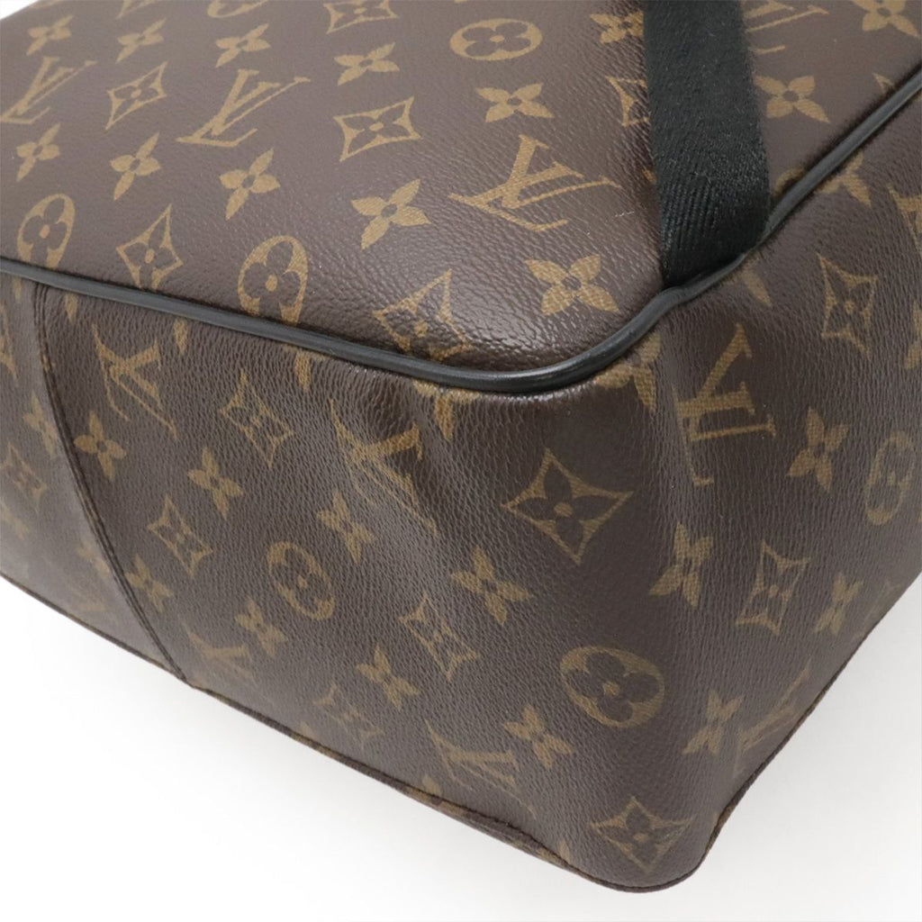 Louis Vuitton Llouis Monogram Macassar Josh Backpack Shoulder — view 3