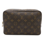 Louis Vuitton Monogram Trousse Toilet 23 Makeup Pouch Clutch Case