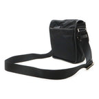 Prada Shoulder Bag Pochette Crossbody Nylon Leather Nero Black Silver Overseas — view 2