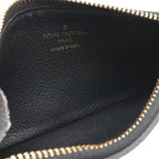 Louis Vuitton Monogram Empreinte Card Holder Zip Coin Purse Noir Black — view 5