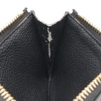 Louis Vuitton Monogram Empreinte Card Holder Zip Coin Purse Noir Black — view 6