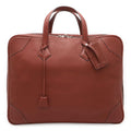 Hermes Victoria 45 Boston Bag Travel Purse Taurillon Clemence Leather Bordeaux