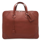 Hermes Victoria 45 Boston Bag Travel Purse Taurillon Clemence Leather Bordeaux