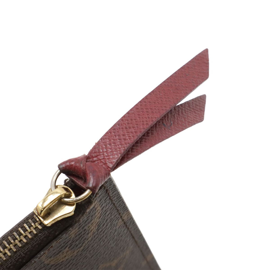 Louis Vuitton Monogram Pochette Felicie Chain Shoulder Bag 2-Way Clutch Fuchsia — view 7