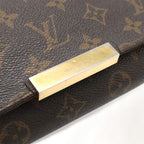 Louis Vuitton Monogram Favorite Shoulder Bag Crossbody Chain 2-Way Clutch — view 4