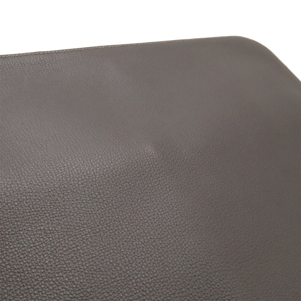 Hermes Overnight Pouch Case Veau Epsom Toilet Blanc Brown Black Silver — view 7