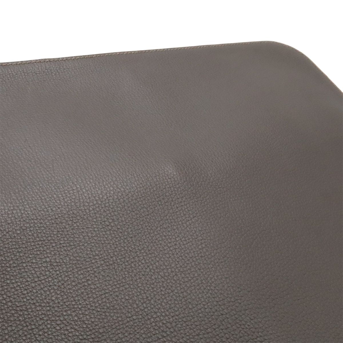 Hermes Overnight Pouch Case Veau Epsom Toilet Blanc Brown Black Silver — view 7
