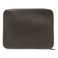 Hermes Overnight Pouch Case Veau Epsom Toilet Blanc Brown Black Silver