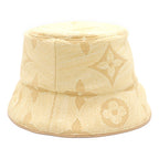 Louis Vuitton Bucket Hat Beach Monogram Flower Hat Natural Beige — view 2