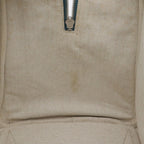 Hermes Victoria 43 Boston Bag Travel Purse Toile Ash Taurillon Clemence Blue — view 8