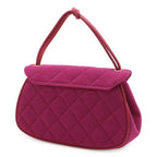 Chanel Quilted Canvas Mini Bag Cotton Purple Gold — view 2