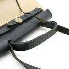 Hermes Herbag PM 2-Way Shoulder Bag Toile Ash Officier Natural Black — view 5