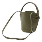Celine Big Bucket Nano 2-Way Shoulder Bag Crossbody Leather Khaki Green Silver — view 2