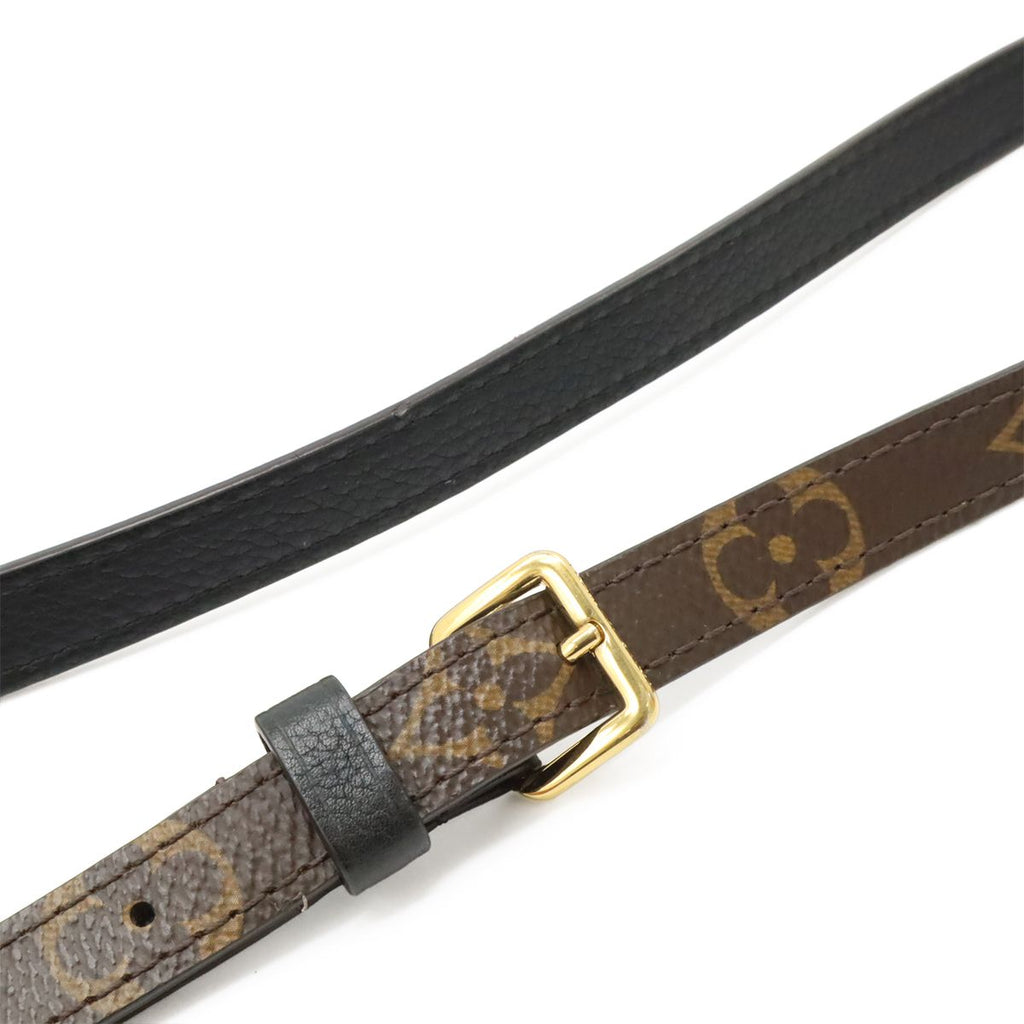 Louis Vuitton Monogram Marignan 2-Way Shoulder Bag Crossbody Leather Noir Black — view 9