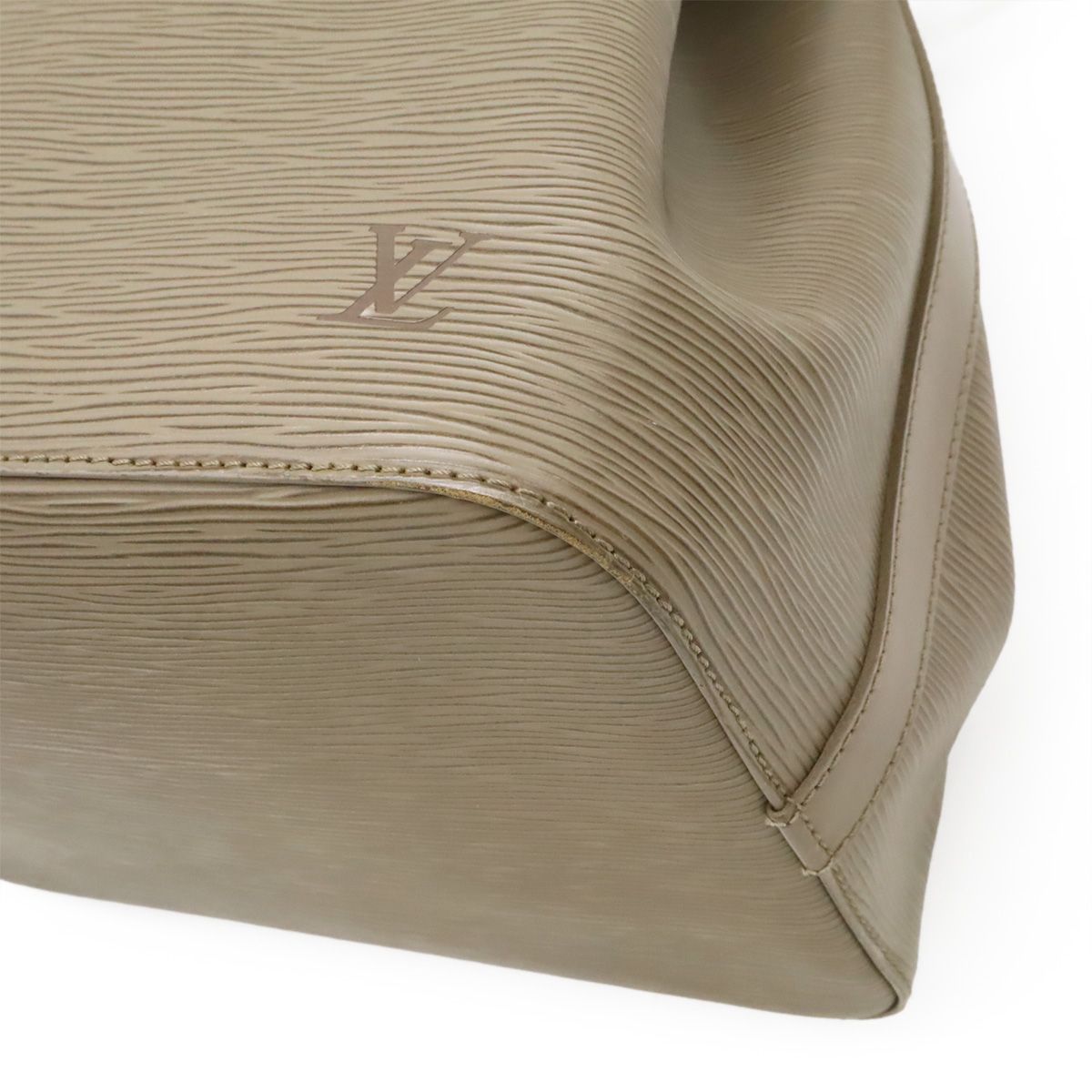 Louis Vuitton Epi Petit Noe Drawstring Shoulder Bag Peppa Gray — view 3