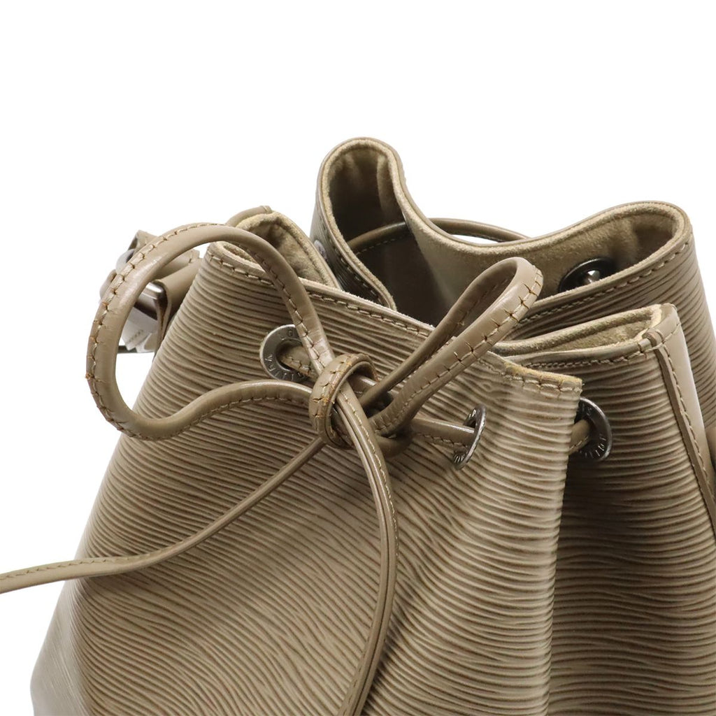 Louis Vuitton Epi Petit Noe Drawstring Shoulder Bag Peppa Gray — view 4